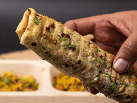 Stuffed Chole Kathi Roll