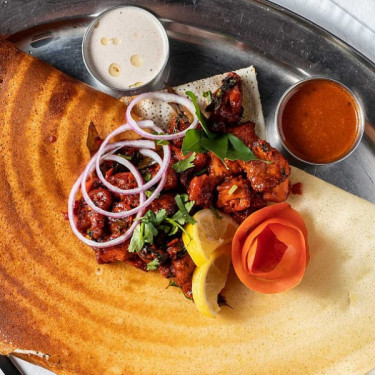 Dosa With Chicken 65