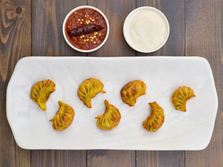 Fry Veg Momos (10 Pcs)