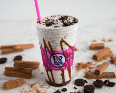 (Mare) Cookies N Cream Ultimate Shake Înghețată De Vanilie Cu/Bucăți De Prăjituri De Ciocolată Umplute Cu Cremă