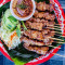 Charcoal Grilled Pork Skewers