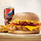 Jìn Nóng Péi Gēn Kǎo Tuǐ Bǎo Tào Cān Nacho Bacon Chicken Burger Meal