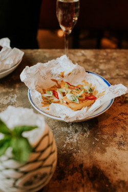 Katsu Halloumi Fries (V