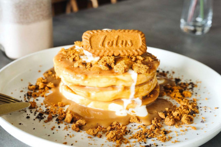 Lotus Biscoff Buttermilk Pancakes