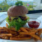 Polos Burger With Sweet Potato Chips