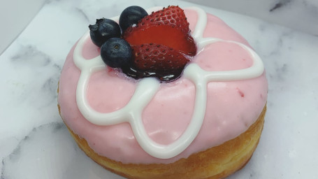 Strawberry Filling Donut