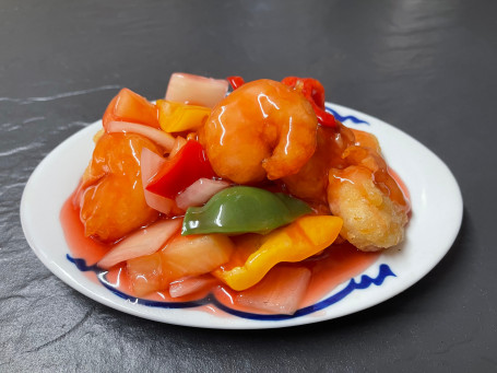 Hong Kong Style Sweet And Sour King Prawn