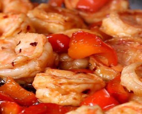 King Prawn With Tomatoes Fān Jiā Dà Xiā