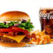 Bacon American Ribeye Steakhouse Burger Combo Mare