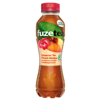 Fuze Tea Ceai Negru Piersică Hibiscus (Einweg)