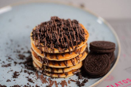 Nutella And Cookie Pancakes