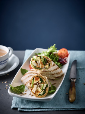 Nou Avocado, Houmous Afumat Halloumi Cu Harissa Wrap