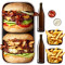 Burger Bier Sixpack