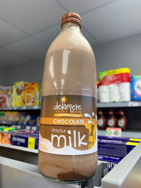 Delamere Chocolate Milk Glass Btl