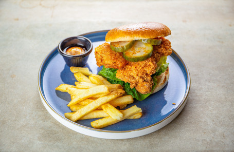 Buttermilk Chicken Katsu Burger