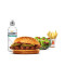 Junior Meal Hamburger Mit Salatschale An Joghurt Dressing