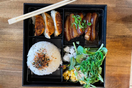 Kakuni (Slow Cooked Braised Pork Belly) Bento