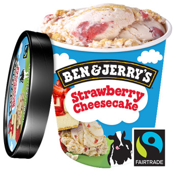 Ben Jerry's Strawberry Cheesecake Pint