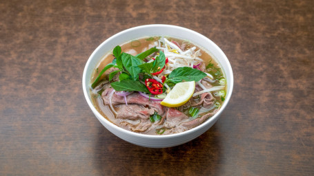 Vietnamese Sliced Beef Rice Noodle Soup