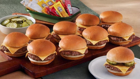 Barrel Cheeseburger Slider Platter