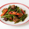 Morning Glory With Crispy Pork Stir Fry