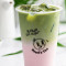 Strawberry Matcha Milk Latte