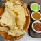 Basket Of Papad With Dips (Vegan)