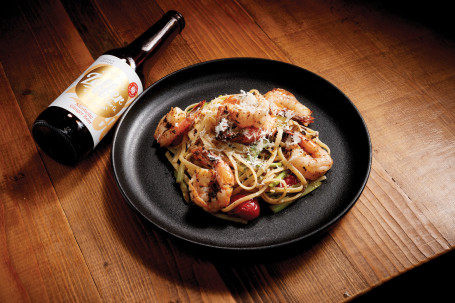 Black Truffle Prawn Linguini Hēi Sōng Lù Xiā Yì Dà Lì Biǎn Miàn