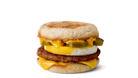 Mcmuffin De Ouă De Cârnați Jalapeno Cu Brânză