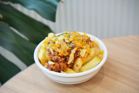 Zhī Shì Jú Ròu Jiàng Shǔ Tiáo Baked Bolognese Cheese Fries