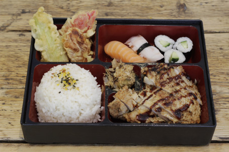 Chicken Teriyaki Bento Zhào Shāo Jī Ròu Biàn Dāng