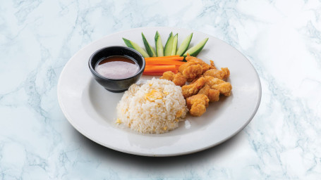 Super Chicken Katsu With Steamed Rice