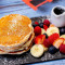 Maple Syrup Fruit Pancakes