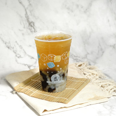 Shuāng Q Lǜ Chá Tapioca Green Tea With Jelly