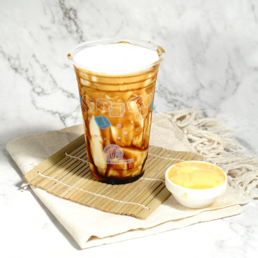 Hēi Táng Bù Dīng Xiān Nǎi Brown Sugar Milk With Pudding