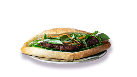 Banh Mi Bo Buong Grilled Beef Yuè Nán Xiāng Máo Shāo Niú Ròu Sān Wén Zhì