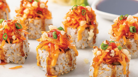 Crunchy Vegetable Volcano Roll