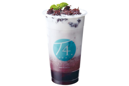 Mulberry Milk Tea Sāng Rèn Nǎi Chá