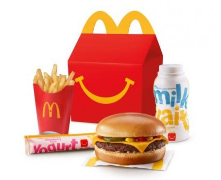 Cheeseburger Happy Meal Cu Mini Cartofi Prăjiți [440-550 Cals]