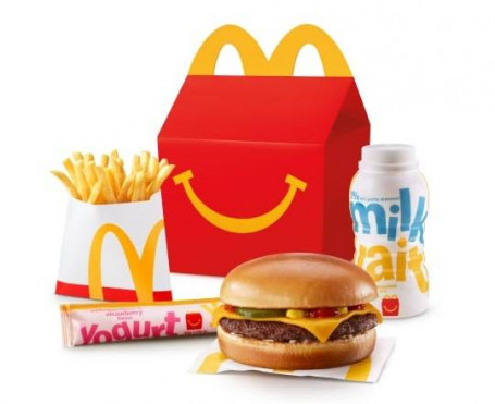 Cheeseburger Happy Meal Cu Cartofi Prăjiți [560-670 Cals]