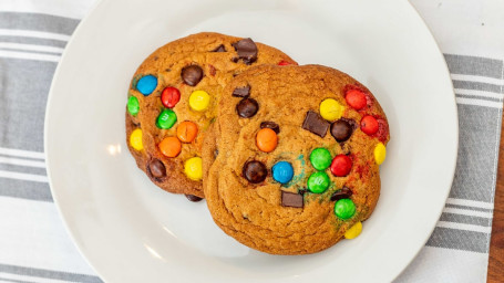 Big M&M Chocolate Chip Cookie