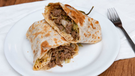 Steak Burrito And Fries