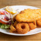 Seafood Basket, Chips Salad