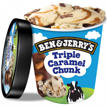 Bucătă Triplă De Caramel Ben Jerry's 458 Ml