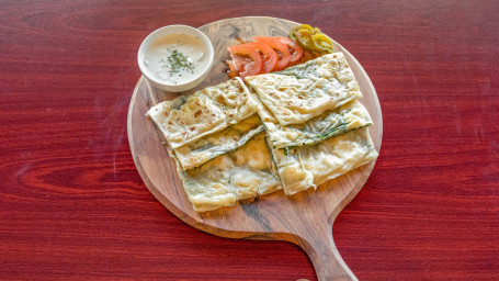 Vegan Cheese And Spinachi Gozleme