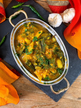 Bhindi Aloo Masala (V) (Ve) (Gf)