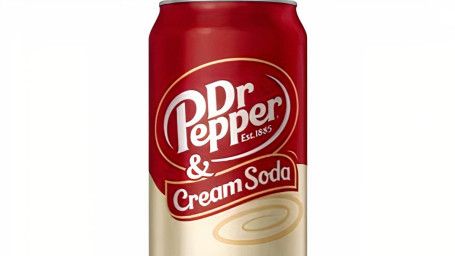 Canned Cream Soda Dr. Pepper