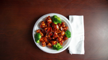 S28. Orange Chicken Combo Plate