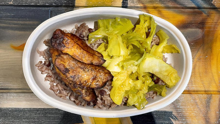 Legacy Menu- Trio Bowl (Jamaican Rice, Cabbage, Plantains)