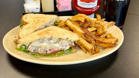 Chicken Salad Sandwich Home-Cut Fries